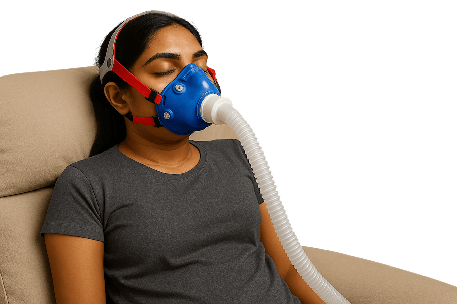 RMR metabolic testing device and app
